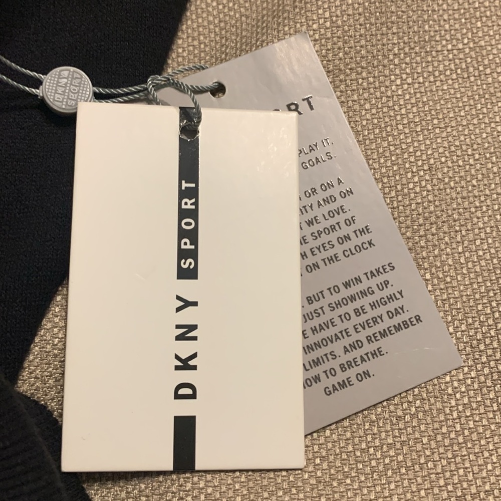 DKNY Sport Quarter Zip Logo Dress - Picture 12 of 12